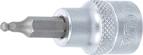 Behajtófej | 10 mm (3/8") | Gömbfejes Belső hatszögletű 3 mm