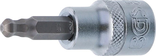 Behajtófej | 10 mm (3/8") | Gömbfejes Belső hatszögletű 5 mm