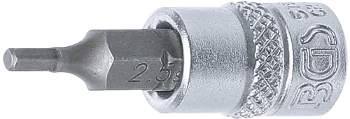 Behajtófej | 6,3 mm (1/4") | Belső hatszögletű 2,5 mm