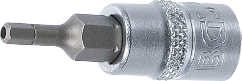 Behajtófej | 6,3 mm (1/4") | belső hat szögletű hajtás furattal 3 mm