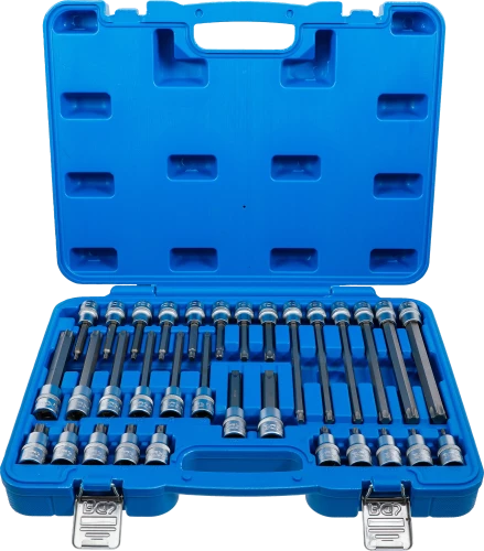 Behajtófej-készlet | 12,5 mm (1/2") | T-profil (Torx) | 32 darabos
