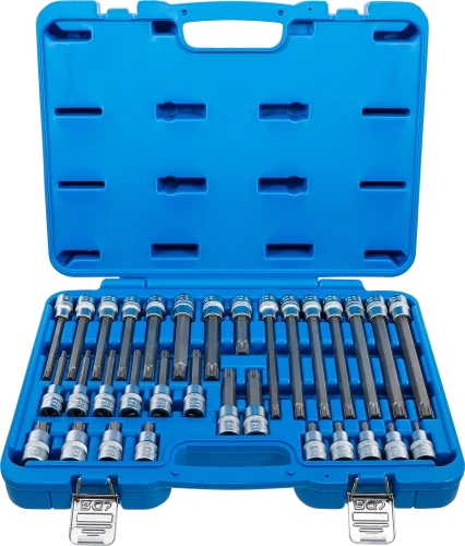 Behajtófej-készlet | 12,5 mm (1/2") | Ékprofil (RIBE) | 32 darabos