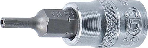 Behajtófej | 6,3 mm (1/4") | TS-profil (Torx Plus) TS10 furattal