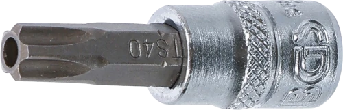 Behajtófej | 6,3 mm (1/4") | TS-profil (Torx Plus) TS40 furattal