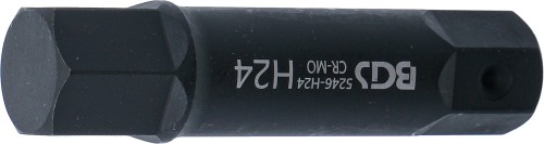 BGS 17 Mm Innensechskant-Bit – 100 Mm Länge, Für Hand- & Schlagschrauber