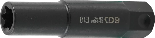 Dugókulcs E-profil, extra hosszú | Külső hatszögletű 22 mm | E18