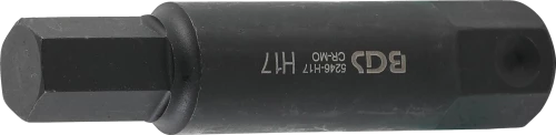 Behajtófej | Hossz 100 mm | Külső hatszögletű 22 mm | Belső hatszögletű 17 mm