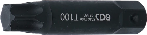 Behajtófej | Hossz 100 mm | Külső hatszögletű 22 mm | T-profil (Torx) T100