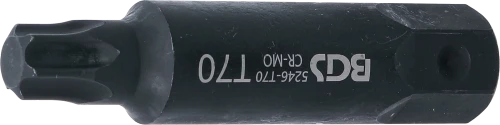 Behajtófej | Hossz 100 mm | Külső hatszögletű 22 mm | T-profil (Torx) T70