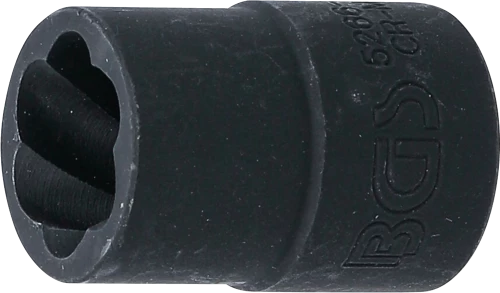 Spirálbites dugókulcsbetét / csavarkiszedő | 12,5 mm (1/2") | 15 mm