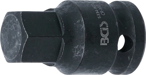 Levegős dugókulcs | Hossz 42 mm | 12,5 mm (1/2") | Belső hatszögletű 17 mm