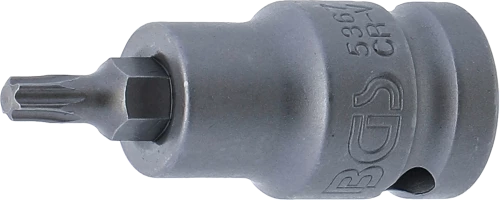 Levegős dugókulcs | Hossz 55 mm | 12,5 mm (1/2") | T-profil (Torx) T27