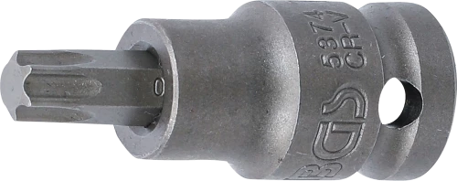 Levegős dugókulcs | Hossz 55 mm | 12,5 mm (1/2") | T-profil (Torx) T50