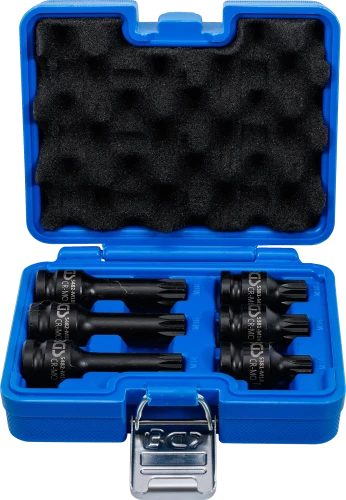 Levegős dugókulcskészlet | 12,5 mm (1/2") | (XZN) M14 - M18 | 6 darabos