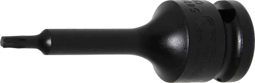 Levegős dugókulcs | Hossz 75 mm | 12,5 mm (1/2") | T-profil (Torx) T20