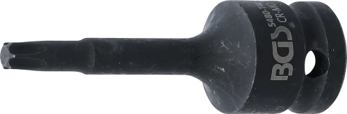 Levegős dugókulcs | Hossz 75 mm | 12,5 mm (1/2") | T-profil (Torx) T40