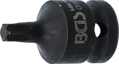 Levegős dugókulcs | Hossz 42 mm | 12,5 mm (1/2") | T-profil (Torx) T45