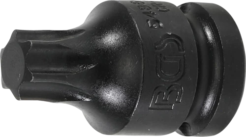 Levegős dugókulcs | Hossz 42 mm | 12,5 mm (1/2") | T-profil (Torx) T60