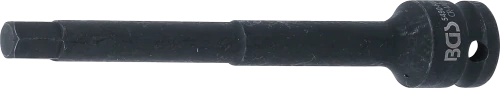 Levegős dugókulcs | Hossz 150 mm | 12,5 mm (1/2") | Belső hatszögletű 10 mm