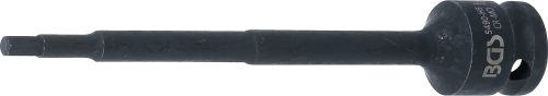 Levegős dugókulcs | Hossz 150 mm | 12,5 mm (1/2") | Belső hatszögletű 5 mm
