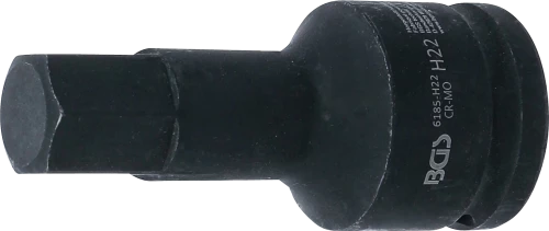Levegős dugókulcs | Hossz 100 mm | 20 mm (3/4") | Belső hatszögletű 22 mm
