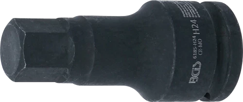 Levegős dugókulcs | Hossz 100 mm | 20 mm (3/4") | Belső hatszögletű 24 mm