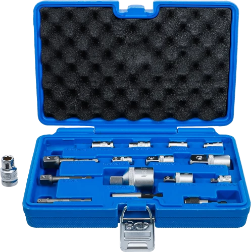 Behajtófej-adapter / dugókulcs-adapter készlet | 16 darabos