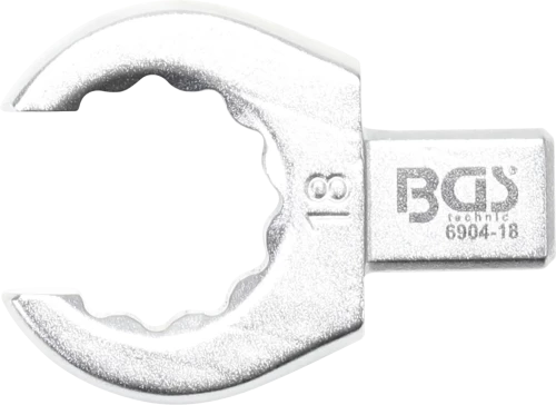 Csillagfej nyomatékkulcshoz | nyitott | 17 mm | Befogó 9 x 12 mm