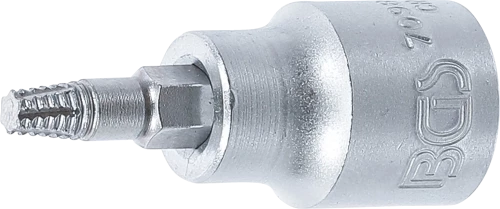 Csavarkiszedő-behajtófej | négyszögletű behajtófej 10 mm (3/8") | hibás T-profilhoz (Torx) T25