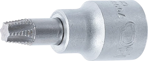 Csavarkiszedő-behajtófej | négyszögletű behajtófej 10 mm (3/8") | hibás T-profilhoz (Torx) T40