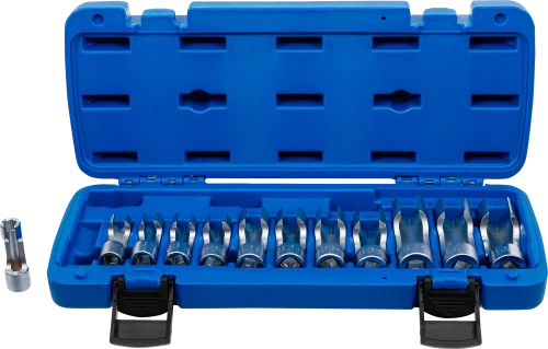 Speciális dugókulcskészlet, hasított | 10 mm (3/8") | 8 - 19 mm | 12 darabos