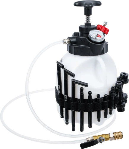 Hajtóműolaj-betöltő készülék kézi pumpával | 12 adapterrel | 3 l