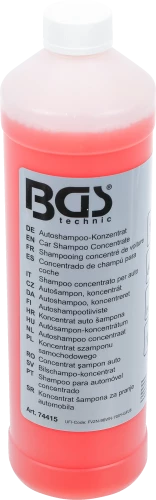 Autósampon-koncentrátum | piros | 1000 ml