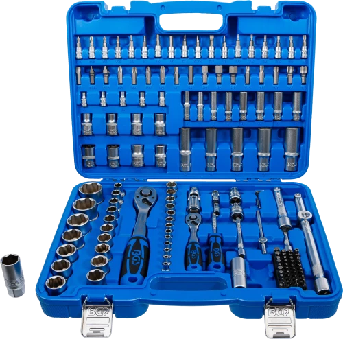 Dugókulcskészlet | 6,3 mm (1/4") / 12,5 mm (1/2") | 150 darabos
