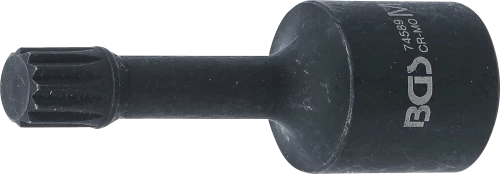 Speciális, levegős dugókulcs | 72 mm hosszú | 12,5 mm (1/2") | belső bordázattal (XZN) M12 | VAG