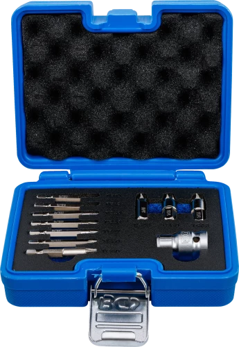 Csavarkiszedő készlet | hibás T-profilhoz (Torx) T10 - T55 | 11 darabos