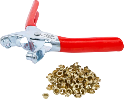 Szegecselő fogó 100 kerekfejű szegeccsel | 4,5 mm