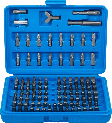Behajtófej készlet | Külső hatszögletű 6,3 mm (1/4") | 100 darabos