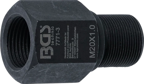 Leszerelő adapter, BGS 7771 | M20 x M20 x 49 mm