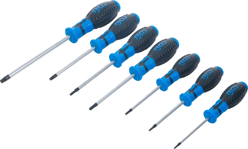 Csavarhúzó készlet | T-profil (Torx) | T10 - T40 | 7 darabos