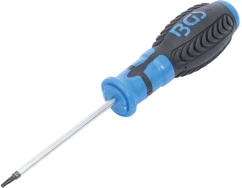Csavarhúzó | T-profil (Torx) T8 furattal | Pengehossz 80 mm