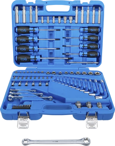 Szerszámkészlet | 6,3 mm (1/4") + 12,5 mm (1/2") | E-profil / T-profil (Torx) | 84 darabos