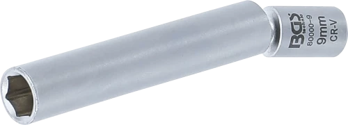 Izzó- és gyújtógyertya csuklóbetét | 6,3 mm (1/4") | 9 mm