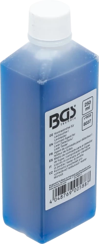Kontrasztanyag szivárgásérzékelő / szivárgásvizsgáló készülékhez | 250 ml | a BGS 8037-hez