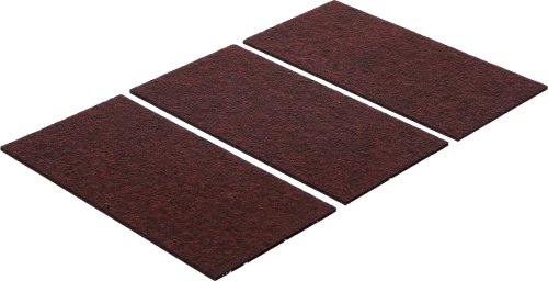 Filc alátét | lapok | barna | 100 x 200 mm | 3 darabos