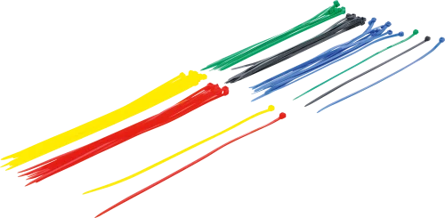 Kábelkötegelő-készlet | színes | 4,8 x 300 mm | 50 darabos