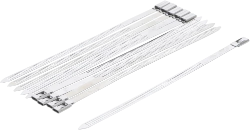 Kábelkötegelő-készlet | nemesacél | rozsdamentes | 7,0 x 200 mm | 10 darabos