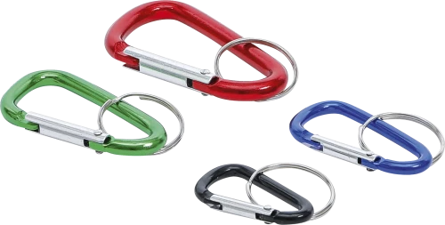 Kulcscsomó-karabiner készlet | 4 darabos
