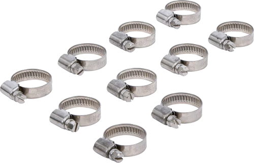 Tömlőbilincs | INOX | 16 x 25 mm | 10 darabos