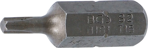 Behajtófej | Hossz 30 mm | Külső hatszögletű 8 mm (5/16") | T-profil (Torx) T15